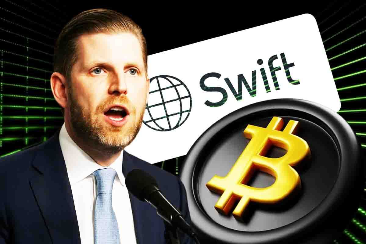 Token2049: Eric Trump Predicts Crypto To Replace 'Broken' SWIFT Payment System