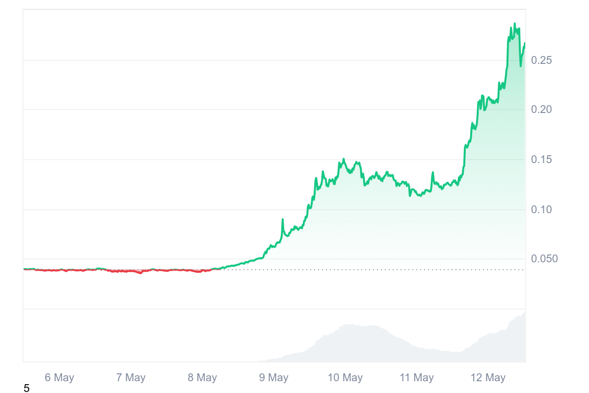 Moo Deng Meme Coin Price Rally