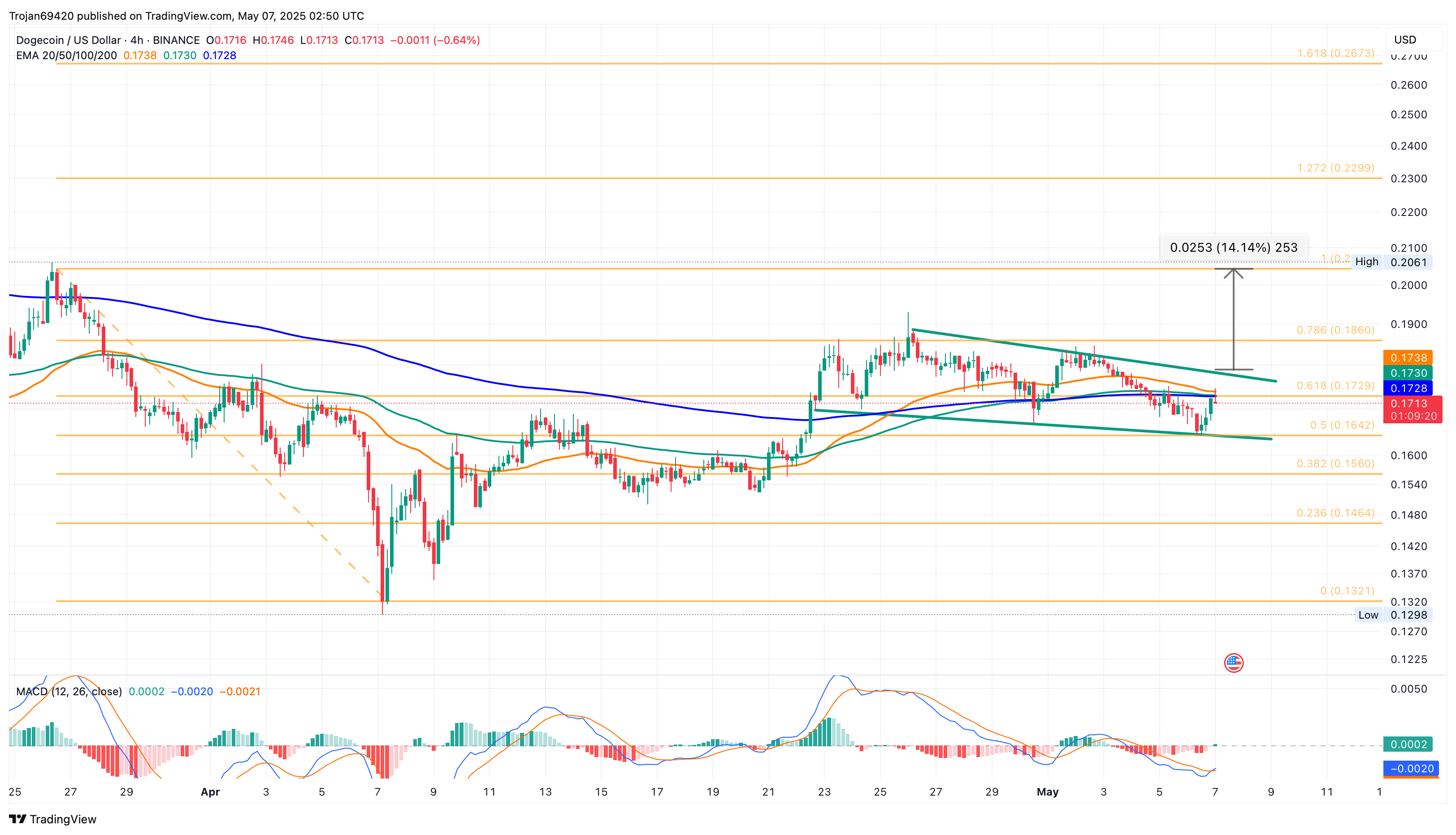 Dogecoin Price Chart