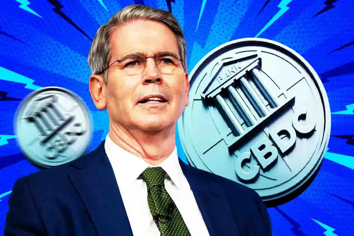 Treasury Secretary Scott Bessent Calls FED CBDC - ‘Sign Of Weakness’