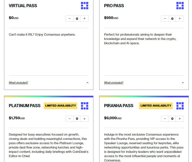 Consensus 2025 Ticket Price
